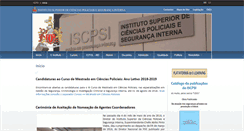 Desktop Screenshot of iscpsi.pt